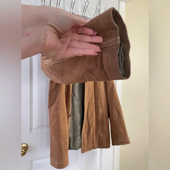 ✨ Wilsons Leather “M. Julian” Tan Suede Jacket – Men’s M ✨ - Picture 7 of 8